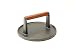 Charcoal Companion CC5023 Cast Iron 7-Inch Diameter Grill Press, Round