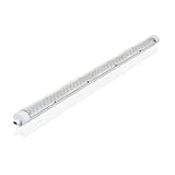LED Unterbauleuchte mit 121 warm-weißen LEDs von parlat (230 Volt AC, flach, Winkelleuchte, Energiesparlampe, Leuchtleiste, Strahler, 230V)