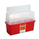 SHARPS CONTAINER BIOHAZARD NEEDLE DISPOSAL 2 1/2 QUART SIZE