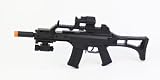 Spring Powered Mini G36 Assault Rifle with Laser, Flashlight, FPS-200 Airsoft Gun