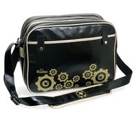 31wKoHNIQjL. SL500  Cevan Metro by Allen Ave. Stars and Gears Diaper Bag   Black