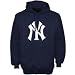 Majestic New York Yankees Navy Blue Suedetek Logo Hoody Sweatshirt