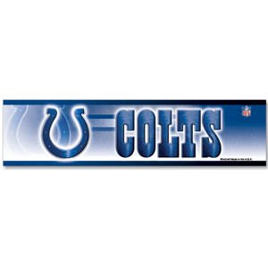 NFL Football Indianapolis Colts Bumper Sticker (2-Pack)