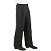 Neil Allyn Black pleated front tuxedo stripe trouser for women
