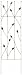 Gardman R548 48-Inch Copper Leaf Trellis