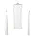 Hortense B. Hewitt Wedding Accessories Basic White Unity Candles, Set of 3
