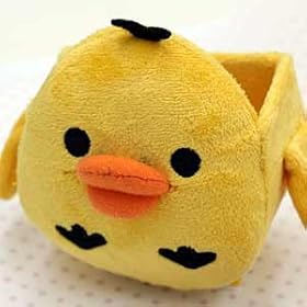 【クリックで詳細表示】お顔ふっくら♪リラックマの携帯スタンド(キイロイトリ)M53