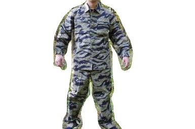 タイガーストライプ 迷彩服 リザードパターン とかげパターン 上下セット