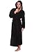 Del Rossa Women's 14 oz Fleece Full-Length Hooded Bathrobe Robe