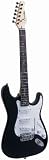 J. Reynolds JR6B Double Cutaway Electric Guitar, Black