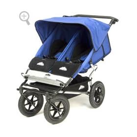 Urban Elite Double Jogging Stroller - Mediterranean Blue