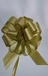 10 Pull String Bows - Gift Wrap Packaging - 5" 20 Loops - 1 1/4" - Old Gold