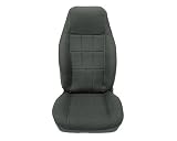 Acme U103-110 Front Charcoal Vinyl Bucket Seat Upholstery with Graphite Cloth Inserts