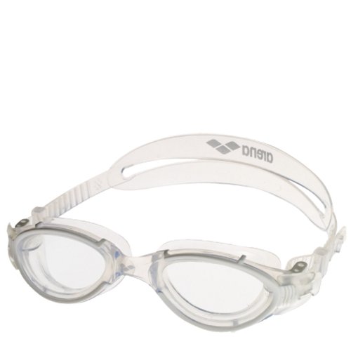 Arena Herren Schwimmbrille Nimesis, white/clear/clear, unisex, 92342