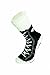Silly Socks Sneaker Socks, Black
