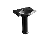 IMAGE OF Kohler K-2294-4-7 Devonshire Pedestal Lavatory with 4
