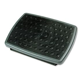 3M FR330 - Adjustable Height/Tilt Footrest, Nonskid Platform, Charcoal Gray-MMMFR330
