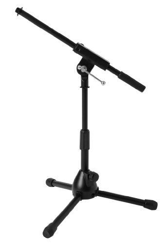 Ultimate Support JS-MCFB50 Low-Profile Mic Stand with Fixed-length Boom W/ Adjustable Height of 16" to 23"