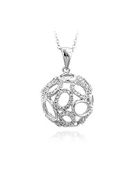 CZ Globe Pendant Necklace