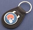 Cleveland Browns Leather Key Chain