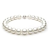 White South Sea Cultured Pearl Necklace - 15-17mm, AA+ Quality, Solid 14k Gold, Princess & Matinee Lengths - 16, 18, 20, 22 Inches Available