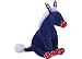 Ty Beanie Babies 2.0 Lefty Patriotic Blue Donkey Image