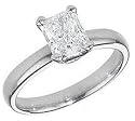 1.19ct Certified Radiant Cut Diamond Ring VS2/SI1 Color:F/G