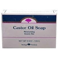 Heritage Store Castor Oil Soap, 3.5 Ounce