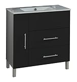 Ambientehome 54023 Waschplatz Argun 46.5 x 80 x 87.5 cm, anthrazit