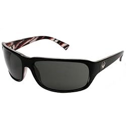 Dragon Alliance Repo Men's Medium Fit Racewear Sunglasses - Jet Slaher/Grey