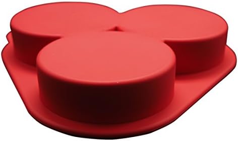 HSZ Hamburger Patty Maker Stuff Patties for your next BBQ Grill Party Non stick Silicone Freezer Storage Container mold set - Oven bake Quiches, pies 2PCS