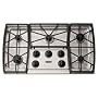 KitchenAid : KGCS166GSS 36in Gas Cooktop - Stainless Steel