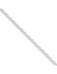 Sterling Silver 30in 4.5mm Cable Necklace Chain. Metal Wt- 32.15g