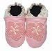 Jack And Lily Infant baby booties Pink Slip Ons