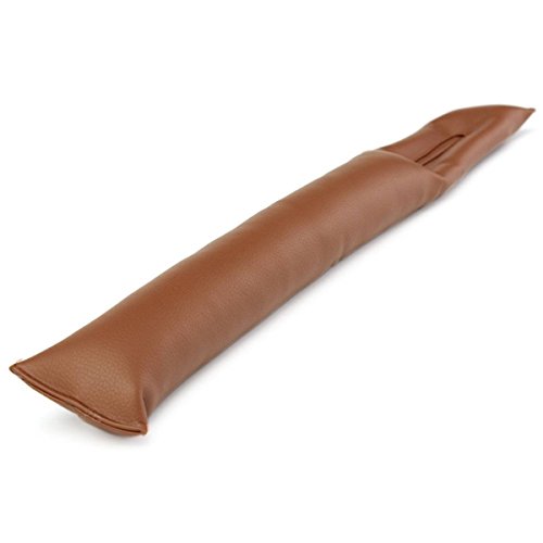 COCODECALS® Car Styling Accessories Seat Gap Filler Pad With Spacer Protective Case And Slot Plug Car Gap Filler Set Of 2 (Brown)