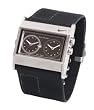 Nike - Oregon Square Leather Analog - Black / Black / Dark Silver
