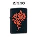 Zippo Lighter Hidden Dragon, Black Matte