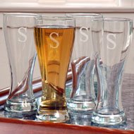 Personalized Pilsner Glass Set