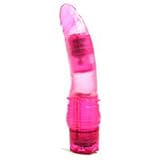 Golden Triangle Waterproof 6.5" Jelly Vibrator, Caribbean #4