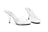 4 Heel Clear Mule. by Ellie