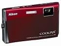 Nikon Coolpix S60 10MP Digital Camera with 5x Optical Vibration Reduction (VR) Zoom (Crimson Red)