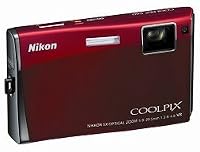 Nikon Coolpix S60 10MP Digital Camera with 5x Optical Vibration Reduction (VR) Zoom (Crimson Red)