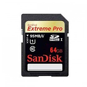 Sandisk 64GB Extreme SD SDHC Pro UHS-I 95mb/s class 10 Camera Memory Card