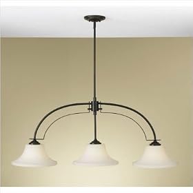 Murray Feiss Barrington F2248 3ORB Cone (17H x 44W) Pool Table 3-LT 300w Pendant in Bronze by Murray Feiss