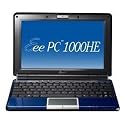 ASUS Eee PC 1000HE 10.1-Inch Blue Netbook - 9.5 Hour Battery Life
