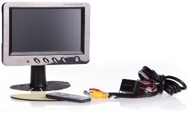 7" Inch Car Hd Stand/headrest Monitorwith Built-in Hdmi(gray Brushed Surface)car / Home Compatible Package