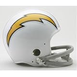 San Diego Chargers 1961-73 2-Bar Throwback Replica Mini Helmet
