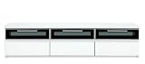 テレビボード 【RENIA II】 リニアII 180 ホワイト (幅1800×奥行き450×H430mm)