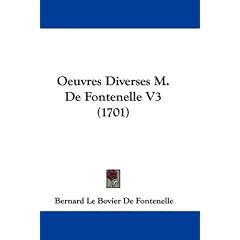 Oeuvres Diverses M. de Fontenelle V3 (1701)