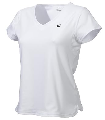 Wilson Girls Jr. Short Sleeve V Neck Tee by Wilson